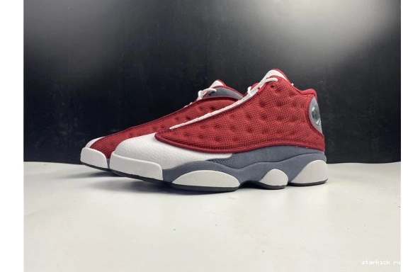 Jordan Grey 13 414571-600 Flint Air 414571-600 Retro Gym Red 0210
